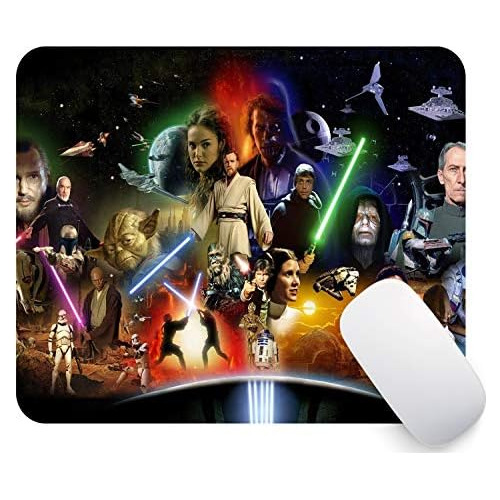 Mouse Pad Classic Movie Black Warrior Star Waterproof G...