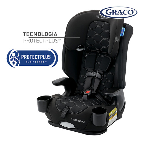 Graco Nautilus 2.0 Lx 3-in-1 Arness Booster Car Sea Ft
