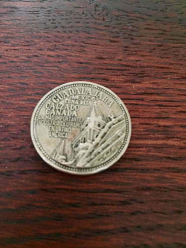 Antigua Ficha Token Calzado Canada Guadalajara Mexico 1959 !