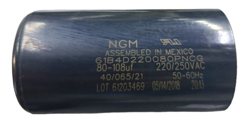 Capacitor De Arranque 80uf- 108uf 220-250vac Poliequipos.com