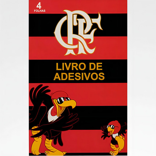 Livro De Adesivos Flamengo