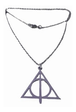 Harry Potter Reliquias De La Muerte Dije Collar Con Cadena