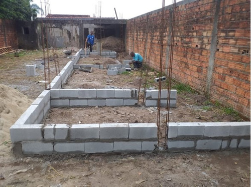 Imagem 5 de 11 de Terreno 10x26 Murado Com Construção Iniciada Em Itanhaém Sp