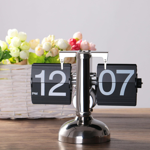 Winenice Retro Digital Flip Down Clock Down -battery Gear En