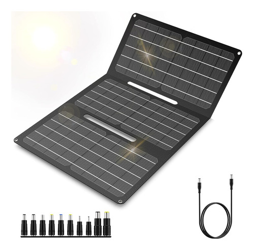 Cargador De Panel Solar Plegable Portátil De 30w Campi...
