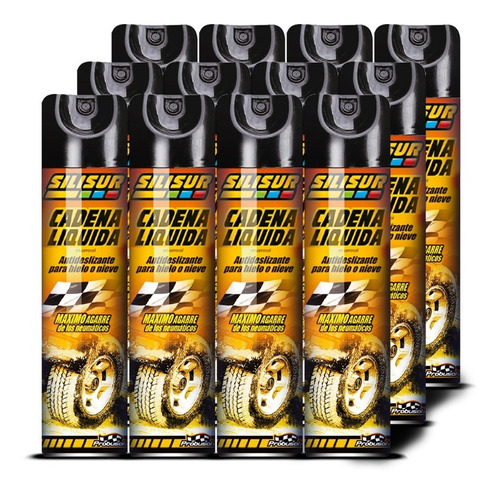 Cadena Liquida Nieve Antideslizante Barro Aero 270gr Pack12u