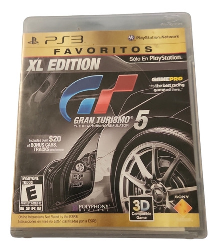 Gran Turismo 5 Xl Ps3 Fisico (Reacondicionado)