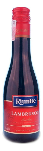 Pack De 6 Vino Tinto Riunite Lambrusco 187 Ml