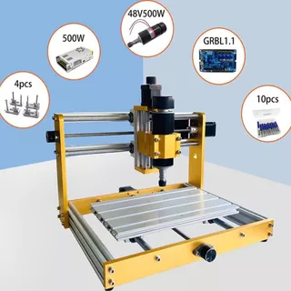 Mini Cnc Router 3018 All Metal Con Spindle De 500w Inc Igv