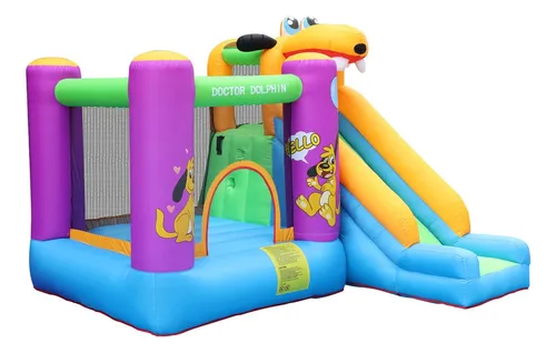 Doctor Dolphin Bounce House Slide Con Soplador Para Ninos De