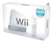Comprar Nintendo Wii Color Blanco En Caja,retrocompatible,wii Sports