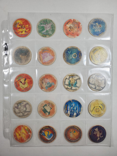 Colección De Tazos Pokemon 1 Y 2 151/151 Piezas (Usado)