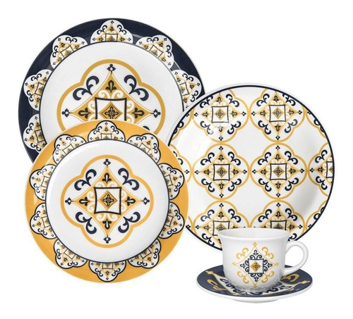 Set De Vajilla Completa Oxford 20 Piezas Ceramica Kuchen