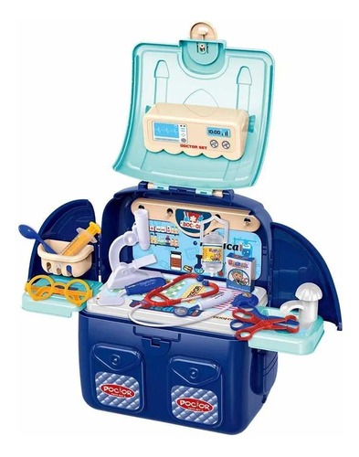 Kit Médico Infantil Mochila Brinquedo Workshop Jr Multikids