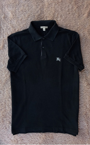 Playera Polo Burberry Talla M Original Color Negro 