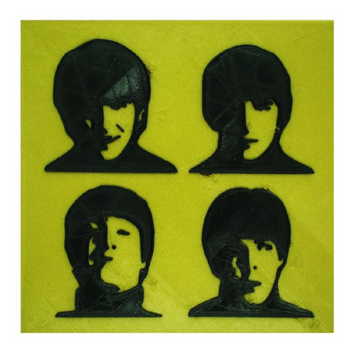 Decoração De Parede Retrato Beatles Bugingaria