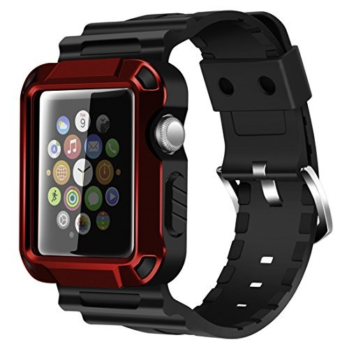 Case Iiteeology Compatible Apple Watch 38mm Red, Universal F