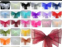 Comprar 400 Listones Moños Para Silla Fiestas Banquetes Manteleria