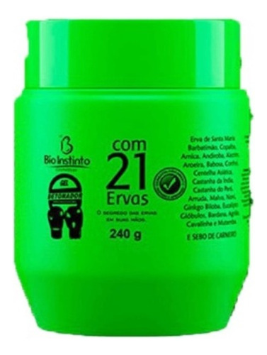 Gel Massageador Detonador 21 Ervas 240g Bio Instinto