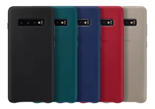 Case De Cuero Genuino Galaxy S10 Y Plus Leather Cover