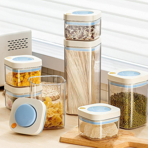 W Contenedor De Alimentos Hermético, Contenedor De 1100 Ml