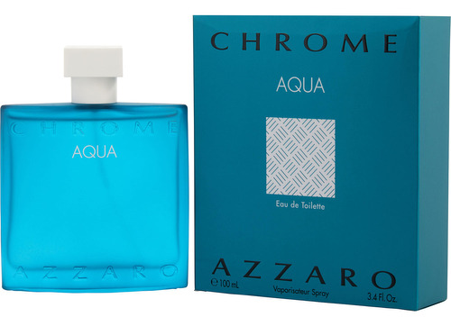 Perfume Azzaro Chrome Aqua Edt En Spray Para Hombre 100 Ml