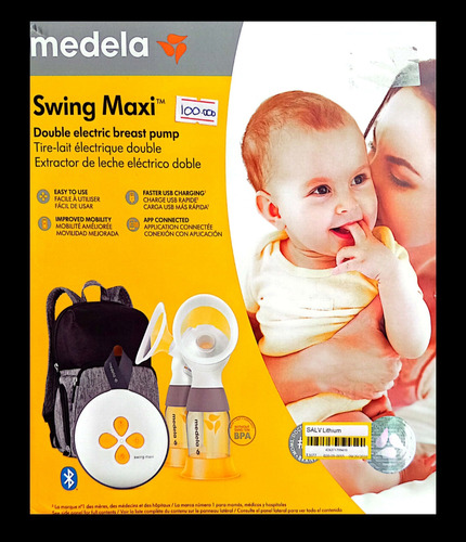 Extractor De Leche Eléctrico Doble Medela Swing Maxi