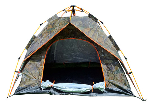 Carpa Automatica Doble Cierre Para 2 Personas Camping Bz3 Color Camuflado Yy2679
