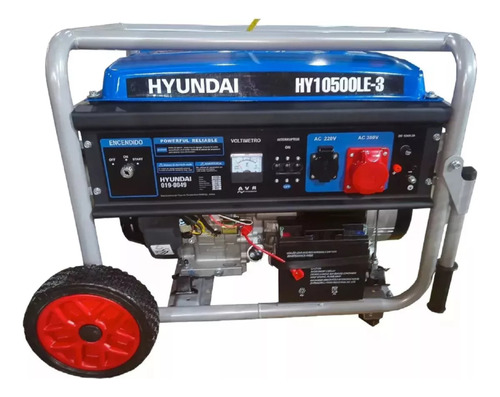 Generador Hyundai Trifásico 10kw 380v 40l Hy10500le-3 Kirkor