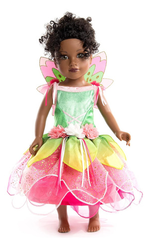 Little Adventures Springtime Fairy Girl Doll Vestido Con Ala