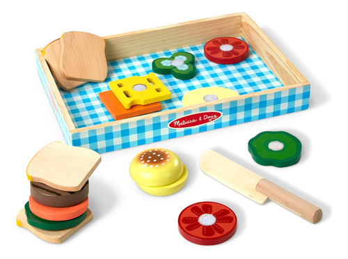 Juego Para Hacer Sándwiches De Madera Melissa & Doug