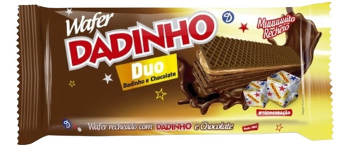 Biscoito Wafer Duo Recheio Dadinho E Chocolate 90g- Original