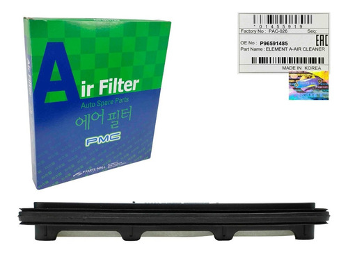 Imagen 6 de 9 de Filtro Aire Motor Chevrolet Spark 2005 2006 2007 Original