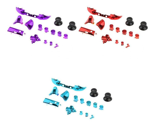 3 Piezas De Bumpers Trigger Botones Completos Juego De Tapas