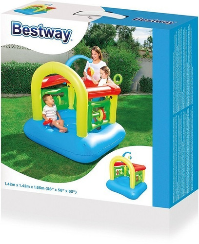 Bestway Gimnasio Inflable Con Tobogan 142 X 165 La  52122