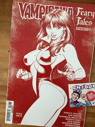 Comic - Vampirella Feary Tales #2 Arthur Adams Red Sketch