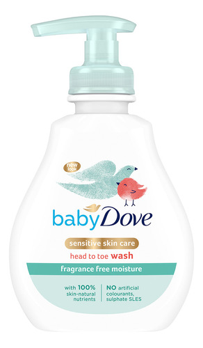 Baby Dove Jabón Corporal Pies A Cabeza Piel Sensible 200ml