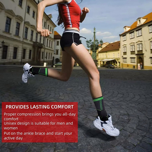 Tobillera Deportiva Muñequeras Elastica Tobillo Gym Correr