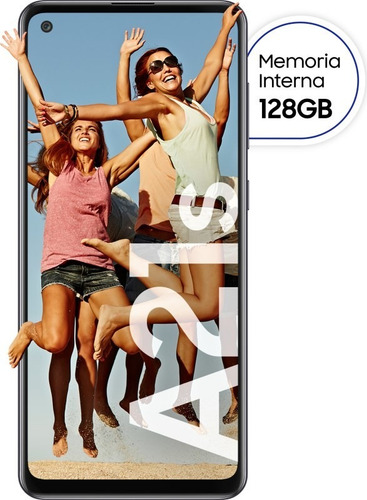 Imagen 1 de 8 de Celular Libre A21s Negro 6,5 128 Gb Samsung