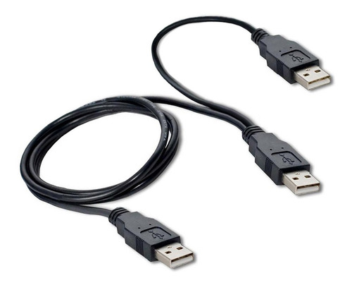Imagen 1 de 3 de Cable Usb Disco Duro Externo Tipo 'y' Con Conector Estandar