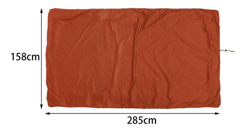 Funda Para Mesa De Billar Resistente Con Marrón 9 Pies