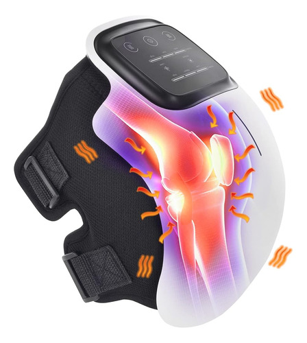 Pokytcox Knee Massager Gran Pantalla Led Vibración Infrarroj