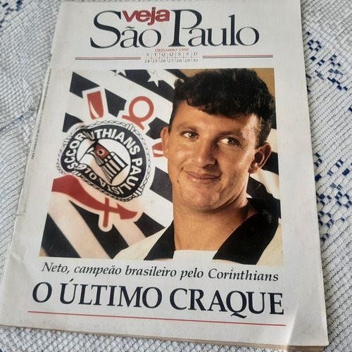 Veja São Paulo Neto Corinthians Na Capa Revista Dezembro 90