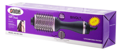Escova Secadora Modeladora Onida On-1043 1500w Bivolt 127/220V
