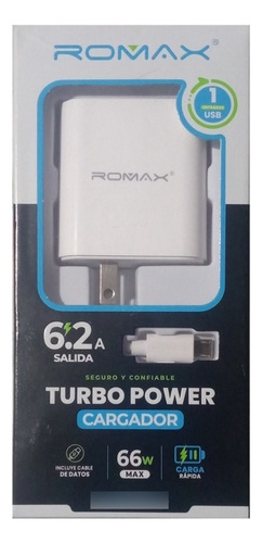 Cargador (carga Rapida) Romax Entrada V8