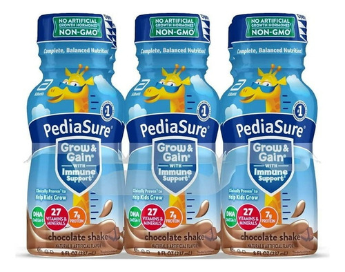 Pediasure Vitaminico Se Chocolate Para Niña/niño 12 Botes