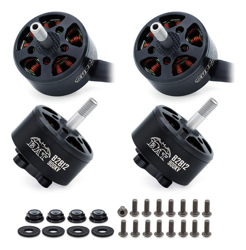 4 Motores Surpass B2812 900kv Fpv Sin Escobillas Cw/ccw 5s-6