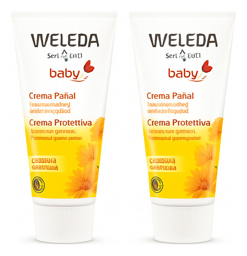 Kit Creme Protetivo Weleda Calêndula 75ml Com 2 Unidades