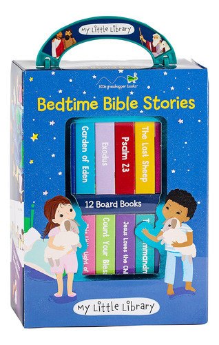 Libro: My Little Library: Bedtime Bible Stories (12 Board Bo