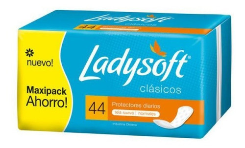 Imagen 1 de 1 de Ladysoft - Prot Diarios - Clasicos - Tela Suave - Nor - 44 U